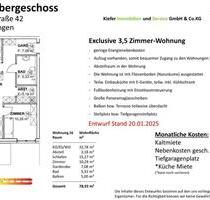 Wunderschöne 3,5 Zimmer Neubauwohnung mit Einbauküche Whg.16 - Oberndorf am Neckar