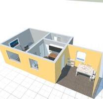 Mietwohnung Einliegerwohnung 1 Zimmer Wohnung mit Einbauküche - Waghäusel