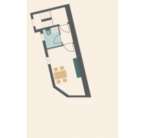 1 Zimmer Appartement in Buckau - 283,00 EUR Kaltmiete, in Magdeburg (PLZ: 39104)