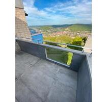 Weitblick über die Stadt Wertheim 2 Zimmer Wohnung