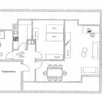 Reizende, modernisierte 2-Zimmer DG-Wohnung in Köln-Merheim