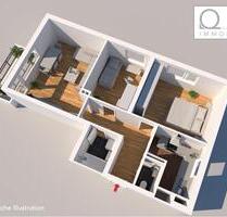 Renovierte, helle 3 Zimmer Wohnung mit großem Balkon - Friedrichsdorf