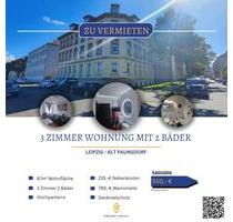 3 Zimmer Erdgeschosswohnung mit zwei Bädern - Leipzig Ost