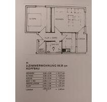 2-Zimmer Wohnung - 450,00 EUR Kaltmiete, ca.  59,35 m² in Villingen-Schwenningen (PLZ: 78052)