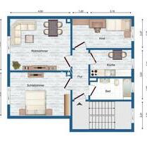 Ziegendorf Helle, freundliche 3 Zimmer Wohnung mit EBK in der Waldsiedlung - Lewitzrand