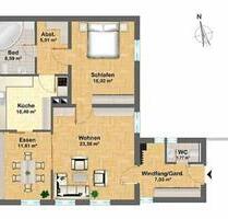 Sehr helle 2- Zimmer EG-Wohnung in Parsberg