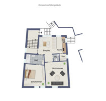3 Zimmer Wohnung mit Einbauküche in Königsbach-Stein
