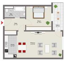 2-Zimmer Wohnung zur Untermiete ab 01.10.2025 - Poing