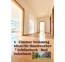 Ideal für Handwerker 4-Zimmer Wohnung im Herzen von Bad Salzelmen - Schönebeck (Elbe)