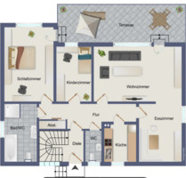 4 Zimmer Wohnung in 2-Familienhaus in Betzdorf