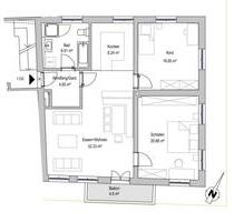 3,5 Zimmer Wohnung - 1.490,00 EUR Kaltmiete, ca.  92,00 m² in Bad Tölz (PLZ: 83646)