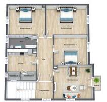 4 Zimmer Wohnung im OG Mitten in Rottweil - kernsaniert - EBK