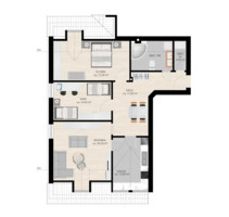 Große 3-Zimmer Wohnung mit Abstellraum - Trostberg