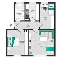 Frisch Renovierte 3 Zimmer Wohnung in Dachau - Möbliert & All In