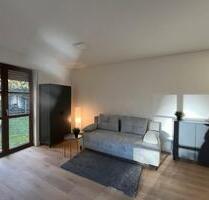 Möbliertes 1 Zimmer Apartment Wohnung mit eigenem Garten- Uni - Düsseldorf Stadtbezirk 3