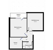 2 Zimmer Wohnung - 560,00 EUR Kaltmiete, in Essen (PLZ: 45357) Stadtbezirk IV