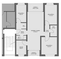 4 Zi. Wohnung (Nähe Heroldcenter), teilmöbliert, WG tauglich, - Norderstedt Garstedt