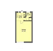 Nachmieter*in für 1 Zimmer Wohnung Nähe Nordklinikum - Nürnberg Kleinweidenmühle