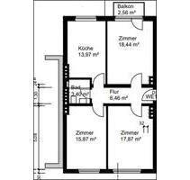 3 Zimmer Wohnung in zentraler Lage mit Balkon in Münster!