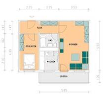 2- Zimmer Wohnung in 01169 Dresden
