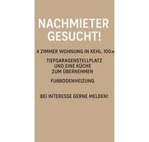 4-Zimmer Wohnung 100m2 - 1.500,00 EUR Kaltmiete, ca.  100,00 m² in Willstätt (PLZ: 77731)