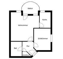 Charmante 2 Zimmer Wohnung mit Balkon, EBK und Carport - Hattersheim am Main
