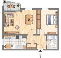 2.5 Zimmer Wohnung mit Balkon - 823,00 EUR Kaltmiete, ca.  60,19 m² in Hattingen (PLZ: 45525)