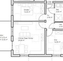 Erstbezug - 3 Zimmer Wohnung im OG - Großmehring