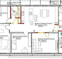 4 Zimmer Wohnung 145qm - 1.600,00 EUR Kaltmiete, ca.  145,00 m² in Eichstetten am Kaiserstuhl (PLZ: 79356)