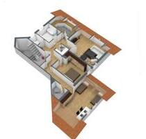 Vermiete 3 Zimmer Wohnung mit Einbauküche und Tageslichtbad - Horb am Neckar