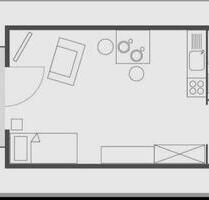 Vollmöbliertes 1 Zimmer Apartement (ca. 30qm) - Neu-Ulm Ludwigsfeld