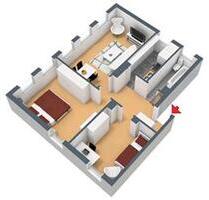 3 Zimmer Wohnung (WG möglich) - 770,00 EUR Kaltmiete, ca.  77,00 m² in Bielefeld (PLZ: 33613) Schildesche