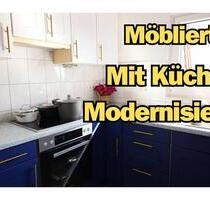 möblierte 2-Zimmer Penthouse Wohnung mit grossem Balkon und traumhaftem Blick in beliebter Lage - Büdingen