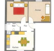 Möblierte 2-Zimmer-Wohnung in Altenessen - Ebenfalls WG-geeignet!