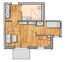 Möblierte 1,5 Zimmer Terrassenwohnung in Fahrland zur Untermiete - Potsdam Krampnitz