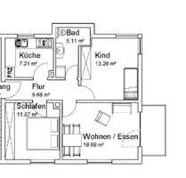3 Zimmer EBK Bad Dachterasse Bad König zu vermieten - Lützelbach