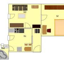 2 Zimmer Küche, Bad - 295,00 EUR Kaltmiete, ca.  46,00 m² in Erfurt (PLZ: 99086) Johannesplatz