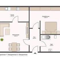 Frisch renovierte 2-Zimmer Wohnung zu vermieten - Burg