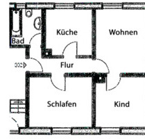 3 Zimmer Wohnung mit Einbauküche - Schönau im Schwarzwald