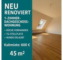Renovierte 1 Zimmer Wohnung in Bad Zwischenahn Zentrum| EBK, TG
