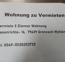 Schöne 3-Zimmer Wohnung in Grenzach-Wyhlen - Freiburg im Breisgau Betzenhausen