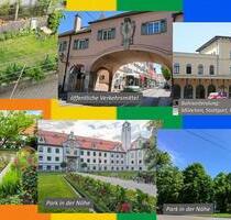 3 ZKB, Zentrale Stadtwohnung 1. OG, Gartennutzung, WG geeignet - Augsburg Innenstadt