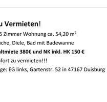 2,5 Zimmer Wohnung Duisburg Neumühl