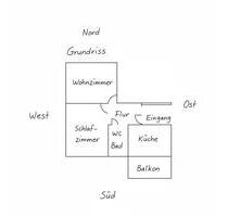 2 Zimmer Wohnung mit 13qm Balkon - Möglingen