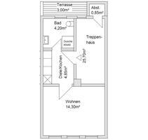 1-Zimmer Wohnung in Friedberg - 600,00 EUR Kaltmiete, ca.  25,70 m² in Friedberg (Hessen) (PLZ: 61169)