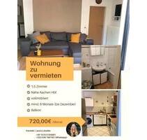 1,5 Zimmer Wohnung Nähe Aachen Hbf