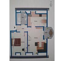 2,5 Zimmer DG Wohnung - 950,00 EUR Kaltmiete, ca.  65,00 m² in Schwabhausen (PLZ: 85247)