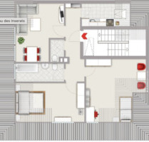 Schöne 3- Zimmer DG Wohnung - 450,00 EUR Kaltmiete, ca.  67,00 m² in Wuppertal (PLZ: 42281) Sedansberg