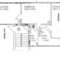 3 Zimmer Dachwohnung in Magdala