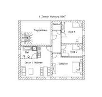Schöne vier Zimmer DG Wohnung in der nähe von Wolnzach